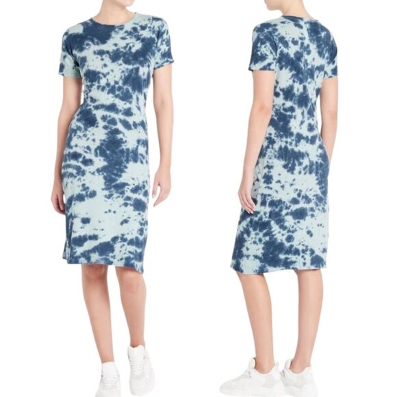 Mother Denim, Women’s ’The Little Goodie Goodie’ T-Shirt Dress - Blue Est Medium - Picture 1 of 14